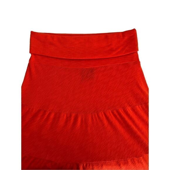 New Directions Women’s MAXI Dress Strapless Size M Orange - Picture 1 of 4